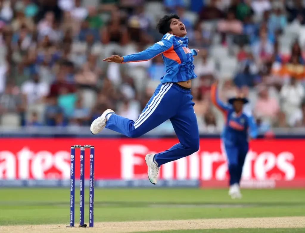 Shree Charani Makes History, Becomes Fastest Indian to 50 T20I Wickets