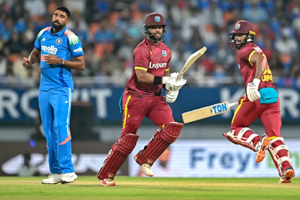 IND vs WI 3rd ODI: Mohammed Siraj Castles John Campbell With Stunning Pearler